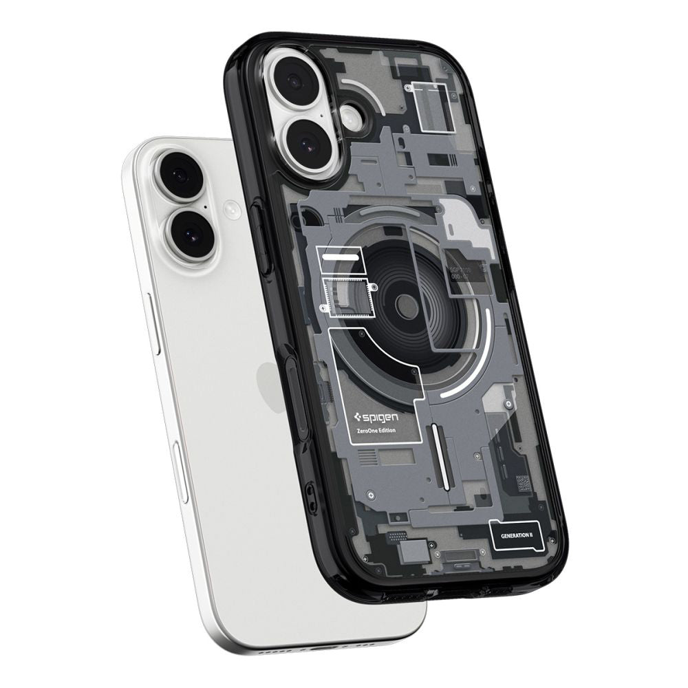 MagSafe-deksel for Apple iPhone 17, Spigen, Ultra Hybrid Zero One, Svart ACS10387