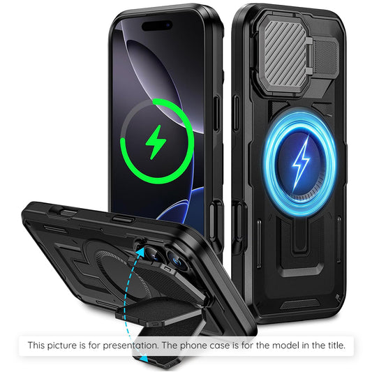 MagSafe-deksel for Apple iPhone 17, Techsuit, CamVault, Svart