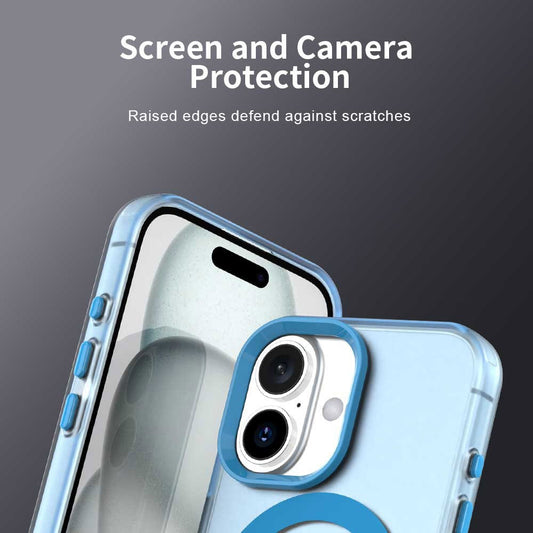 MagSafe-deksel for Apple iPhone 17, Techsuit, CandyCase, Blå