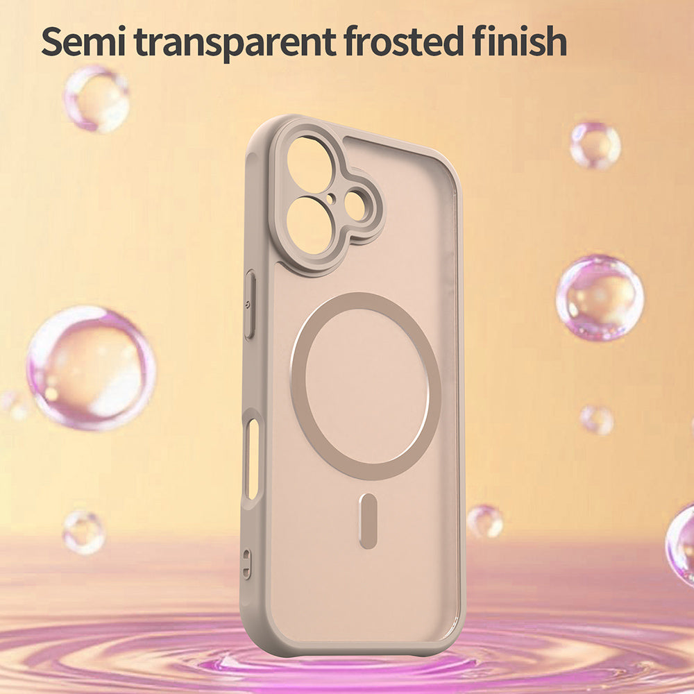 MagSafe-deksel for Apple iPhone 17, Techsuit, HaloFrost II, Gull