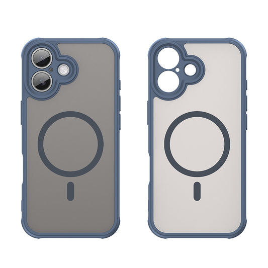 MagSafe-deksel for Apple iPhone 17, Techsuit, HaloFrost II, Marineblå