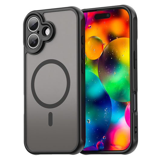 MagSafe-deksel for Apple iPhone 17, Techsuit, HaloFrost II, Svart