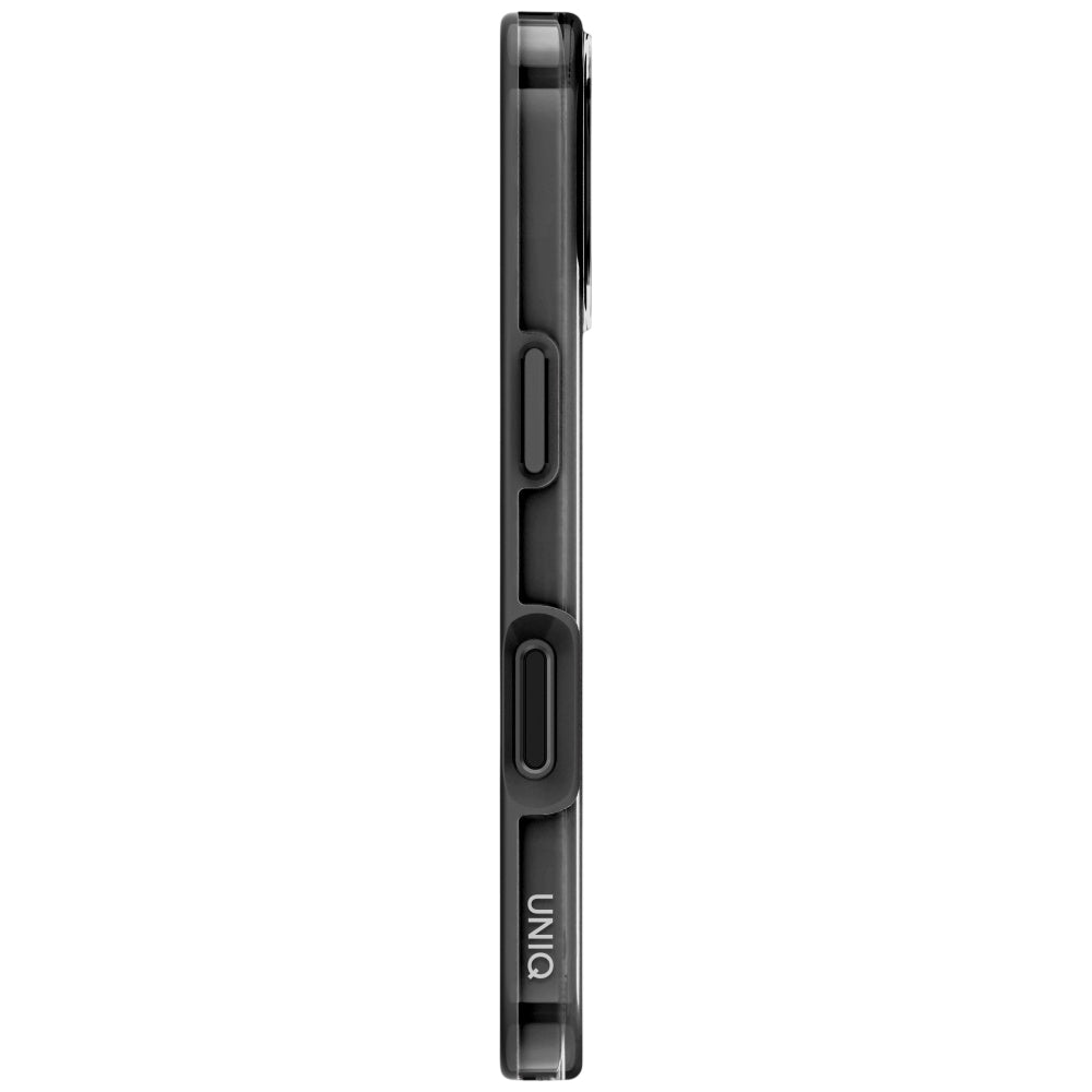 MagSafe-deksel for Apple iPhone 17, UNIQ, Clario MagClick, Røykfarget