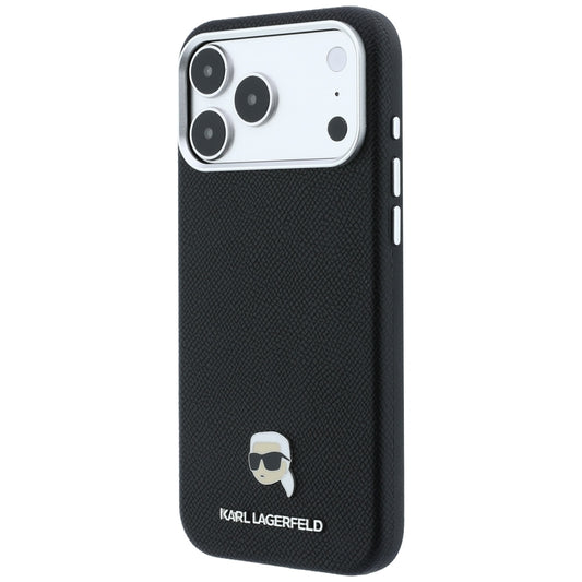 MagSafe-deksel for Apple iPhone 18 Pro / 17 Pro, Karl Lagerfeld, Kornet Karl Head's Metal, Svart
