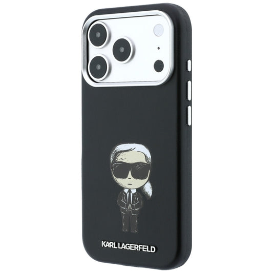 MagSafe-deksel for Apple iPhone 18 Pro / 17 Pro, Karl Lagerfeld, Ikonik Sketch, Svart