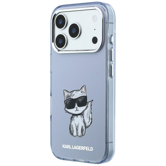 MagSafe-deksel for Apple iPhone 18 Pro / 17 Pro, Karl Lagerfeld, IML Choupette Body Sketch Print, Blå
