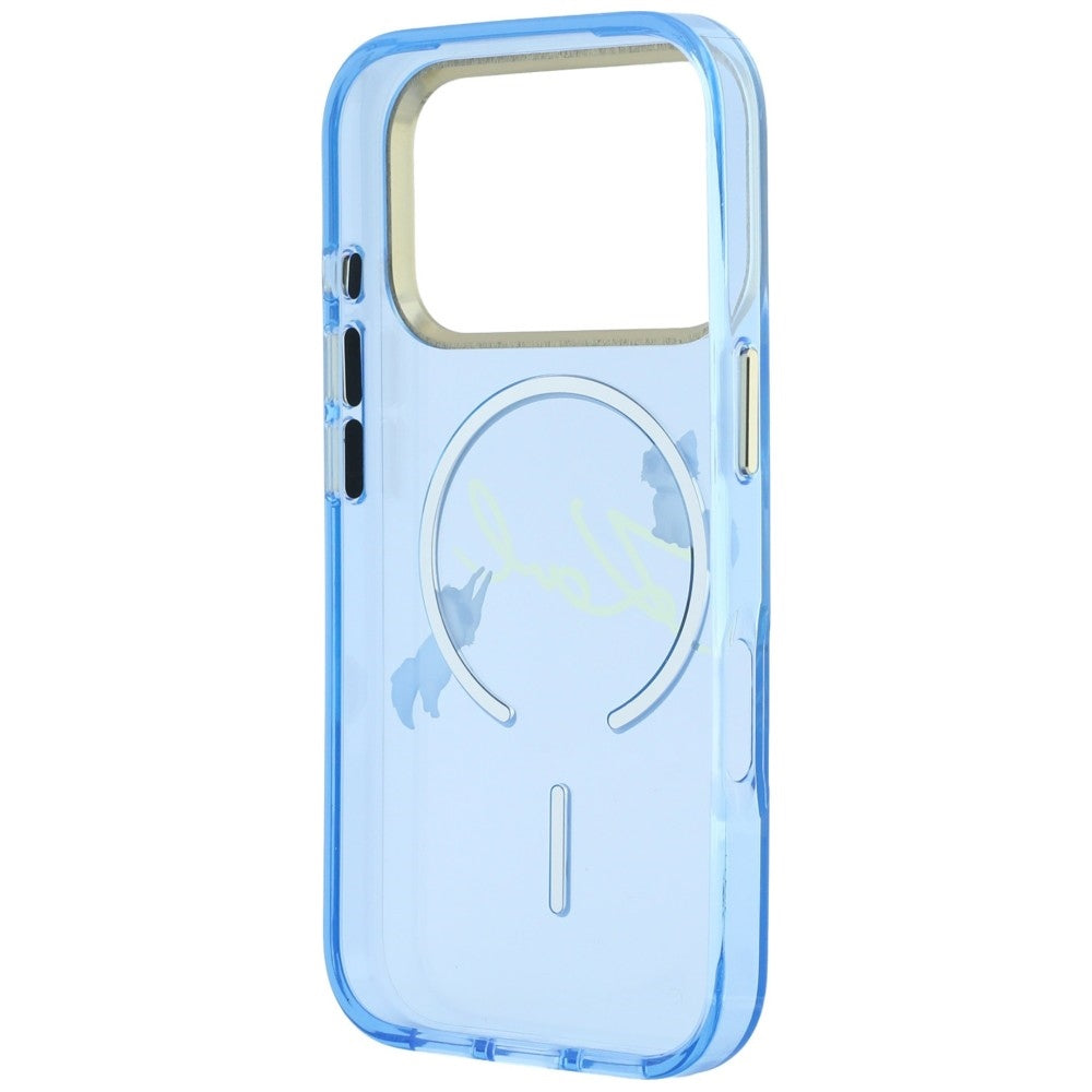 MagSafe-deksel for Apple iPhone 18 Pro / 17 Pro, Karl Lagerfeld, IML Karl Script Logo, Bleu