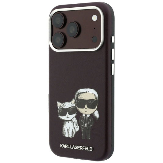 MagSafe-deksel for Apple iPhone 18 Pro / 17 Pro, Karl Lagerfeld, KC Bodies Sketch, Burgunder