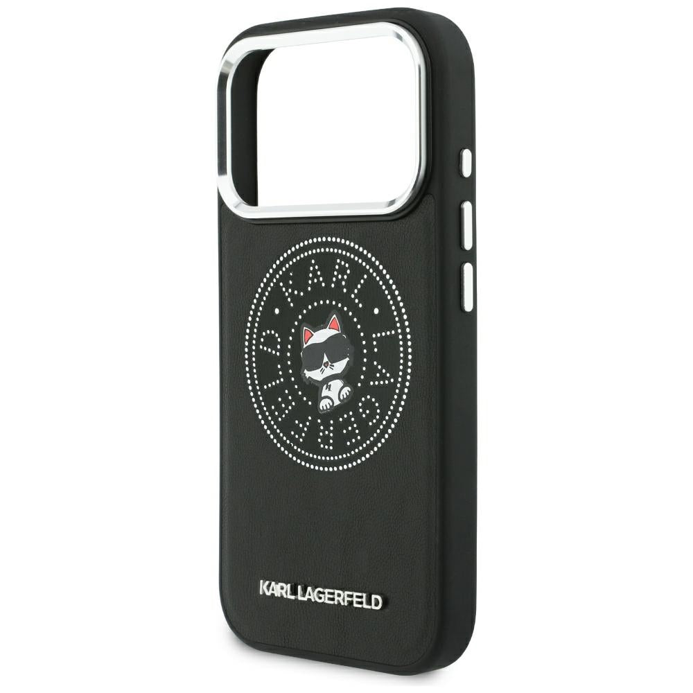 MagSafe-deksel for Apple iPhone 18 Pro / 17 Pro, Karl Lagerfeld, Point and Choupette Sketch, svart