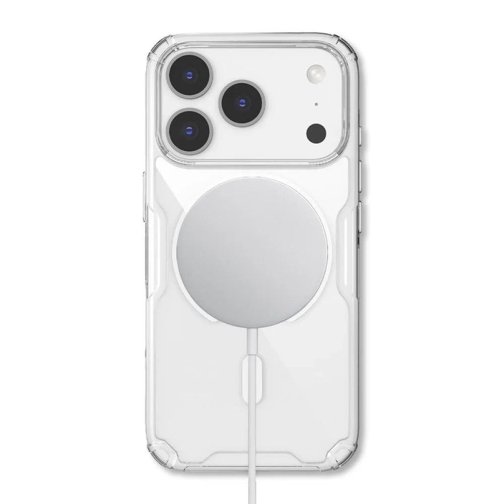 MagSafe-deksel for Apple iPhone 18 Pro / 17 Pro, Nillkin, Nature Pro, Hvit