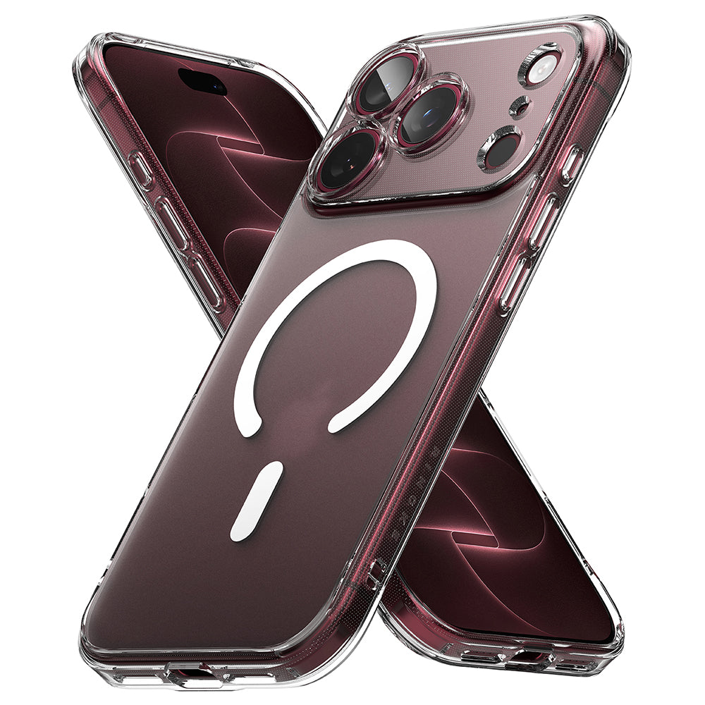 MagSafe-deksel for Apple iPhone 18 Pro / 17 Pro, Ringke, Fusion, Frostet Transparent
