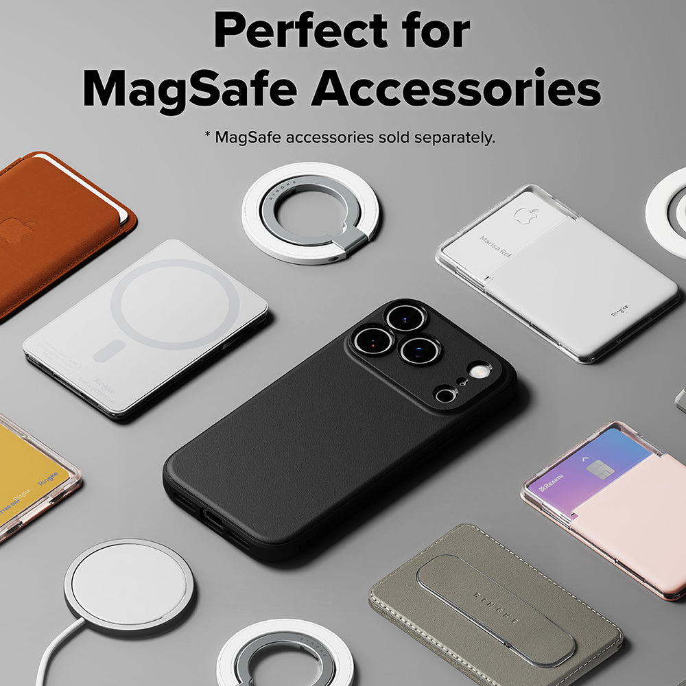 MagSafe-deksel for Apple iPhone 18 Pro / 17 Pro, Ringke, Onyx, svart