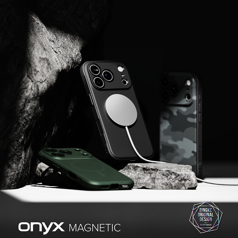 MagSafe-deksel for Apple iPhone 18 Pro / 17 Pro, Ringke, Onyx, Mørkegrønn