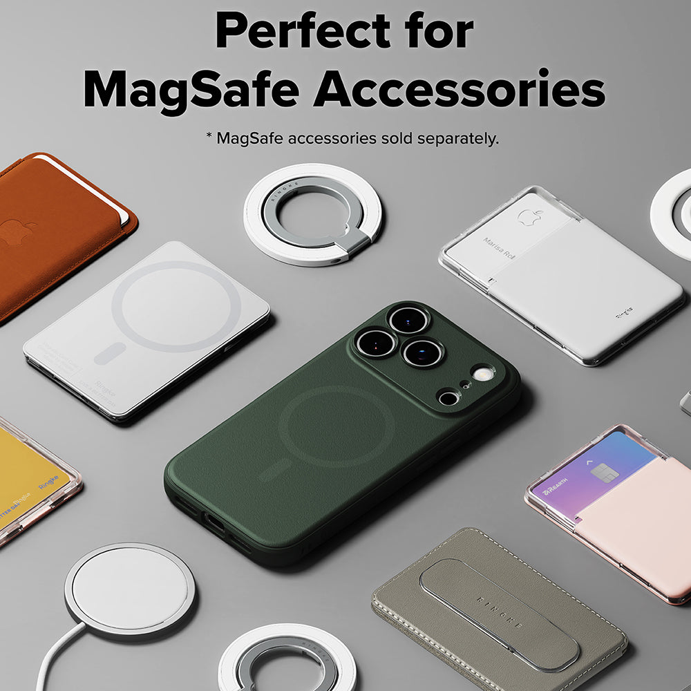 MagSafe-deksel for Apple iPhone 18 Pro / 17 Pro, Ringke, Onyx, Mørkegrønn
