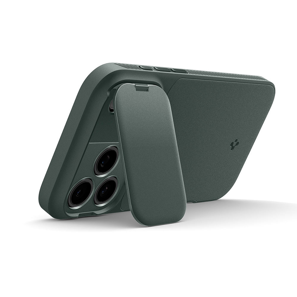 MagSafe-deksel for Apple iPhone 18 Pro / 17 Pro, Spigen, Optik Armor, Grønn ACS09954