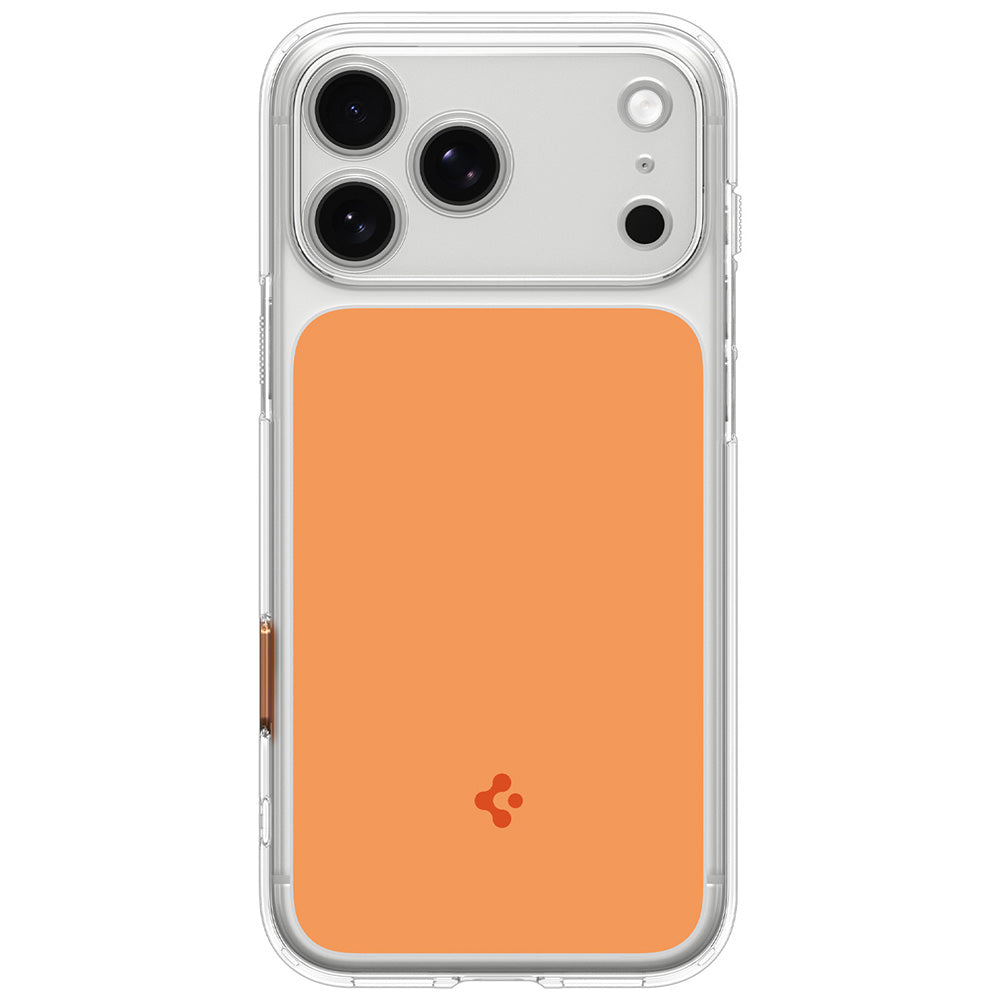 MagSafe-deksel for Apple iPhone 18 Pro / 17 Pro, Spigen, Ultra Hybrid T, Oransje ACS12170