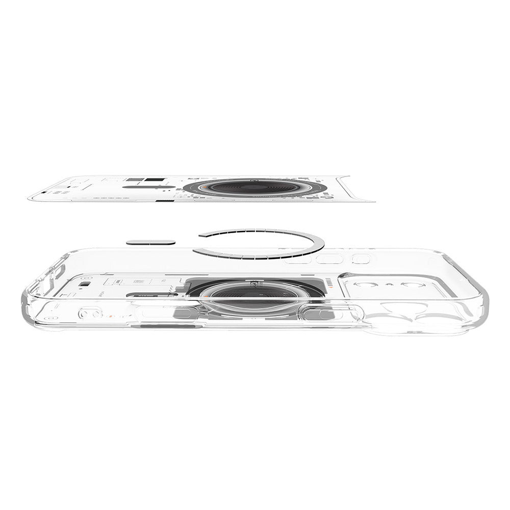MagSafe-deksel for Apple iPhone 18 Pro / 17 Pro, Spigen, Ultra Hybrid Neo One, Transparent ACS12166