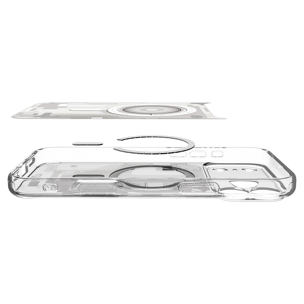 MagSafe-deksel for Apple iPhone 18 Pro / 17 Pro, Spigen, Ultra Hybrid Zero One, hvit ACS12163