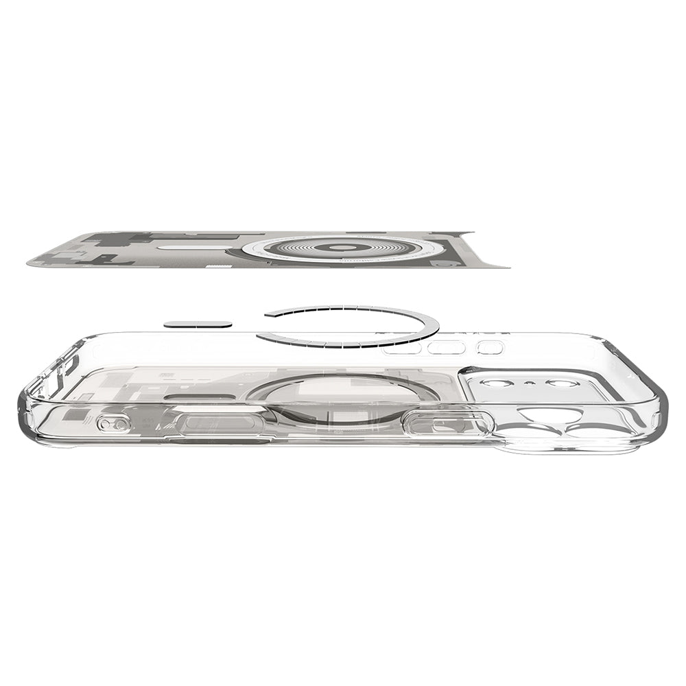 MagSafe-deksel for Apple iPhone 18 Pro / 17 Pro, Spigen, Ultra Hybrid Zero One, Beige ACS12164