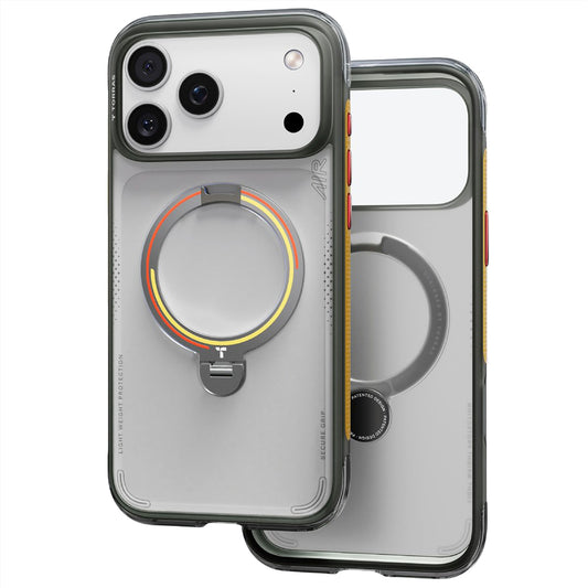 MagSafe-deksel for Apple iPhone 18 Pro / 17 Pro, Torras, Ostand Q3 Air Football, Grå