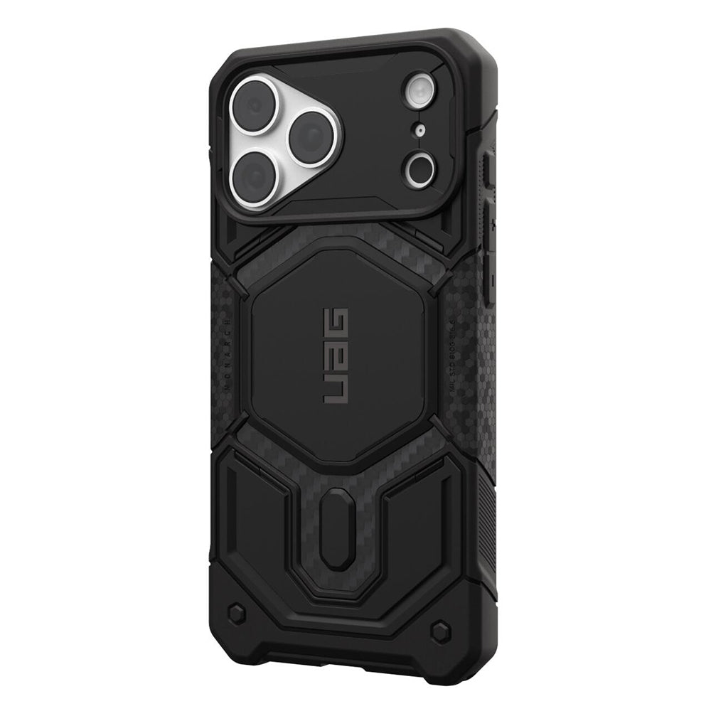 MagSafe-deksel for Apple iPhone 18 Pro / 17 Pro, Urban Armor Gear, Monarch Pro Carbon, Svart