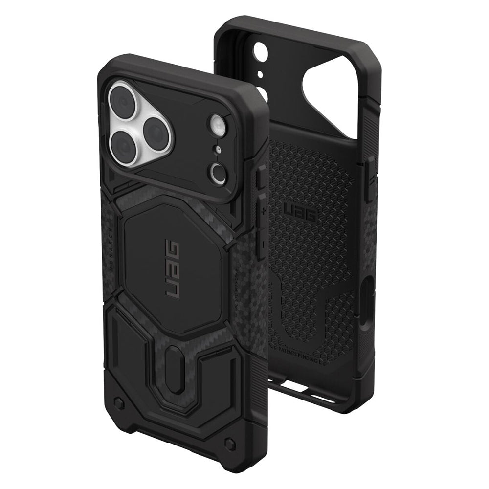 MagSafe-deksel for Apple iPhone 18 Pro / 17 Pro, Urban Armor Gear, Monarch Pro Carbon, Svart