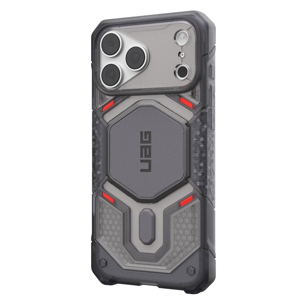 MagSafe-deksel for Apple iPhone 18 Pro / 17 Pro, Urban Armor Gear, Monarch Pro, Lys grå