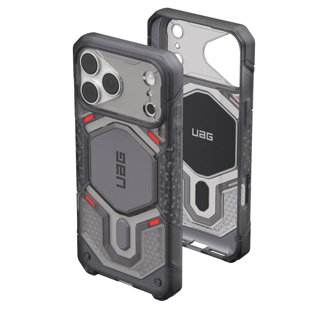 MagSafe-deksel for Apple iPhone 18 Pro / 17 Pro, Urban Armor Gear, Monarch Pro, Lys grå