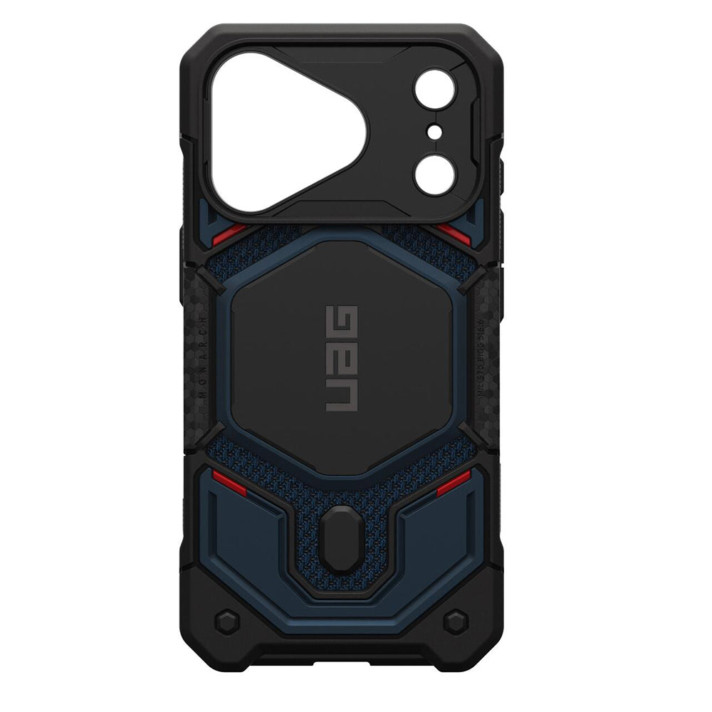 MagSafe-deksel for Apple iPhone 18 Pro / 17 Pro, Urban Armor Gear, Monarch Pro Kevlar, Marineblå