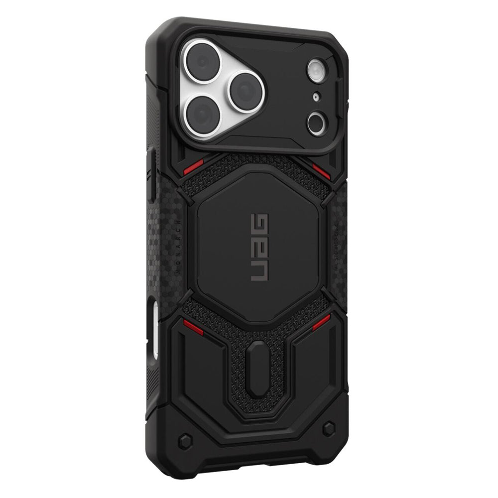 MagSafe-deksel for Apple iPhone 18 Pro / 17 Pro, Urban Armor Gear, Monarch Pro Kevlar, Svart