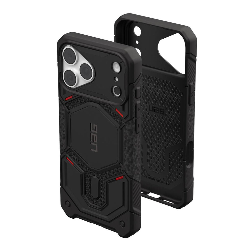 MagSafe-deksel for Apple iPhone 18 Pro / 17 Pro, Urban Armor Gear, Monarch Pro Kevlar, Svart