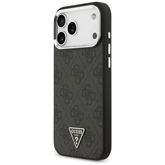 MagSafe-deksel for Apple iPhone 18 Pro Max / 17 Pro Max, Guess, 4G Triangle Logo, Svart