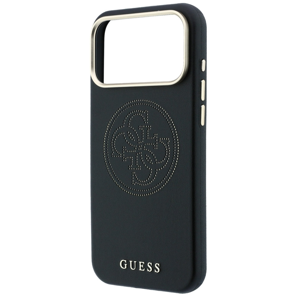 MagSafe-deksel for Apple iPhone 18 Pro Max / 17 Pro Max, Guess, Perforert 4G, Svart