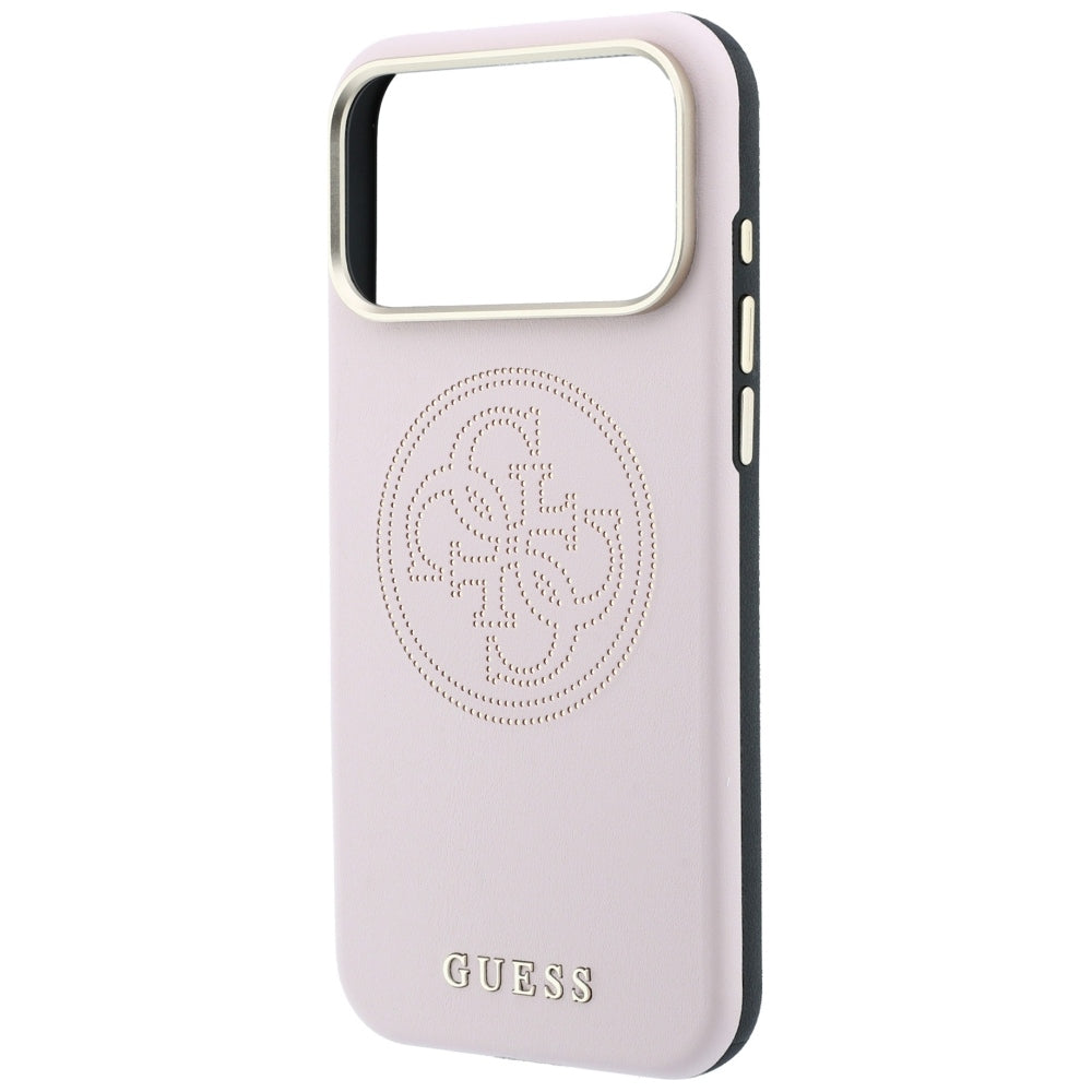 MagSafe-deksel for Apple iPhone 18 Pro Max / 17 Pro Max, Guess, Perforert 4G, Rosa