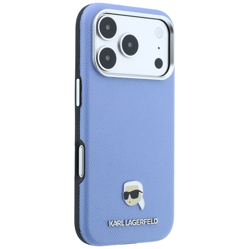 MagSafe-deksel for Apple iPhone 18 Pro Max / 17 Pro Max, Karl Lagerfeld, Kornet Karl Head's Metal, Bleu