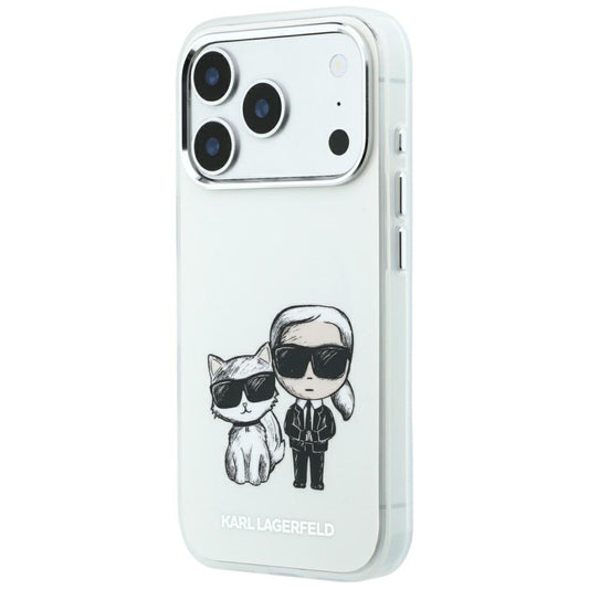 MagSafe-deksel for Apple iPhone 18 Pro Max / 17 Pro Max, Karl Lagerfeld, KC Bodies Sketch, Beige