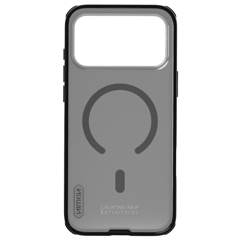 MagSafe-deksel for Apple iPhone 18 Pro Max / 17 Pro Max, Nillkin, Super Shield Pro, Svart Transparent Satinert