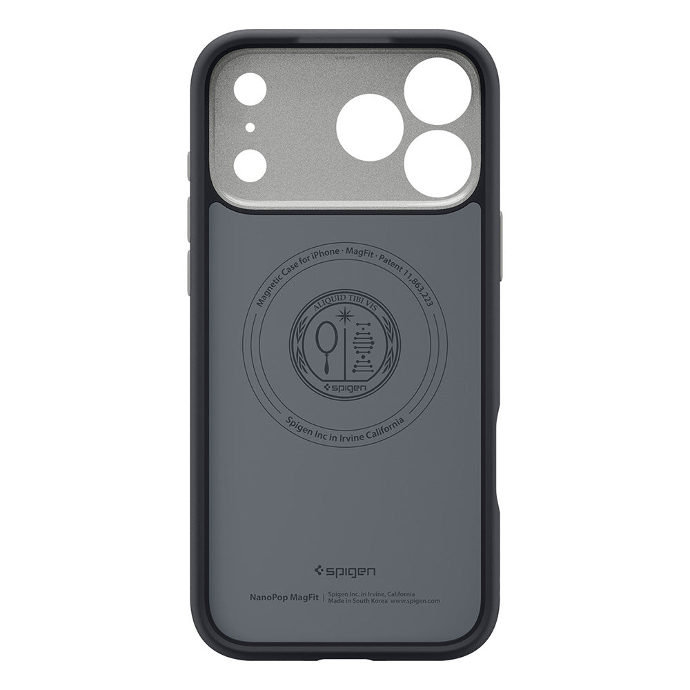 MagSafe-deksel for Apple iPhone 18 Pro Max / 17 Pro Max, Spigen, Caseology Nano Pop, svart ACS12142