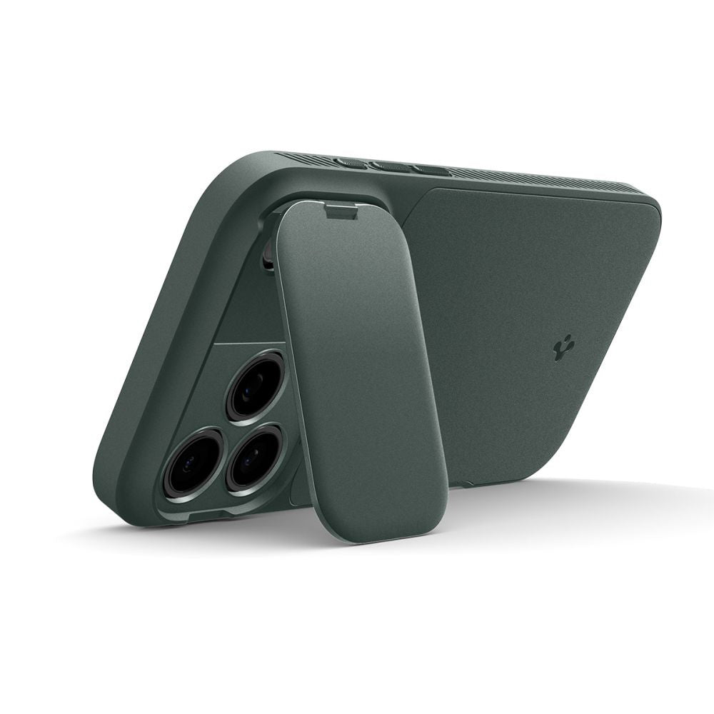 MagSafe-deksel for Apple iPhone 18 Pro Max / 17 Pro Max, Spigen, Optik Armor, Grønn ACS09901