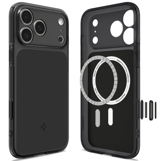 MagSafe-deksel for Apple iPhone 18 Pro Max / 17 Pro Max, Spigen, Ultra Hybrid T, Matt svart ACS12134