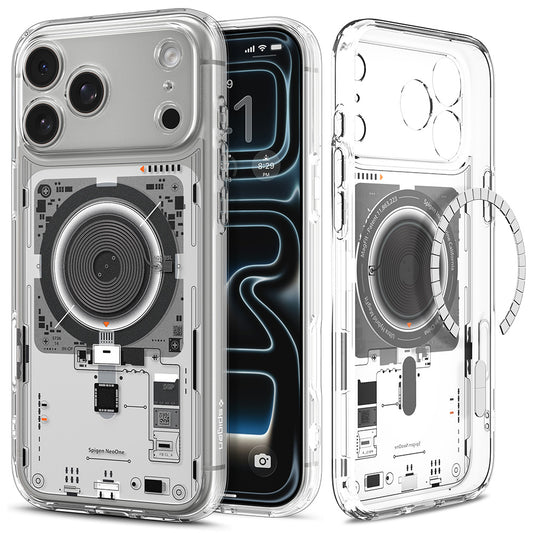 MagSafe-deksel for Apple iPhone 18 Pro Max / 17 Pro Max, Spigen, Ultra Hybrid Neo One, Transparent ACS12129
