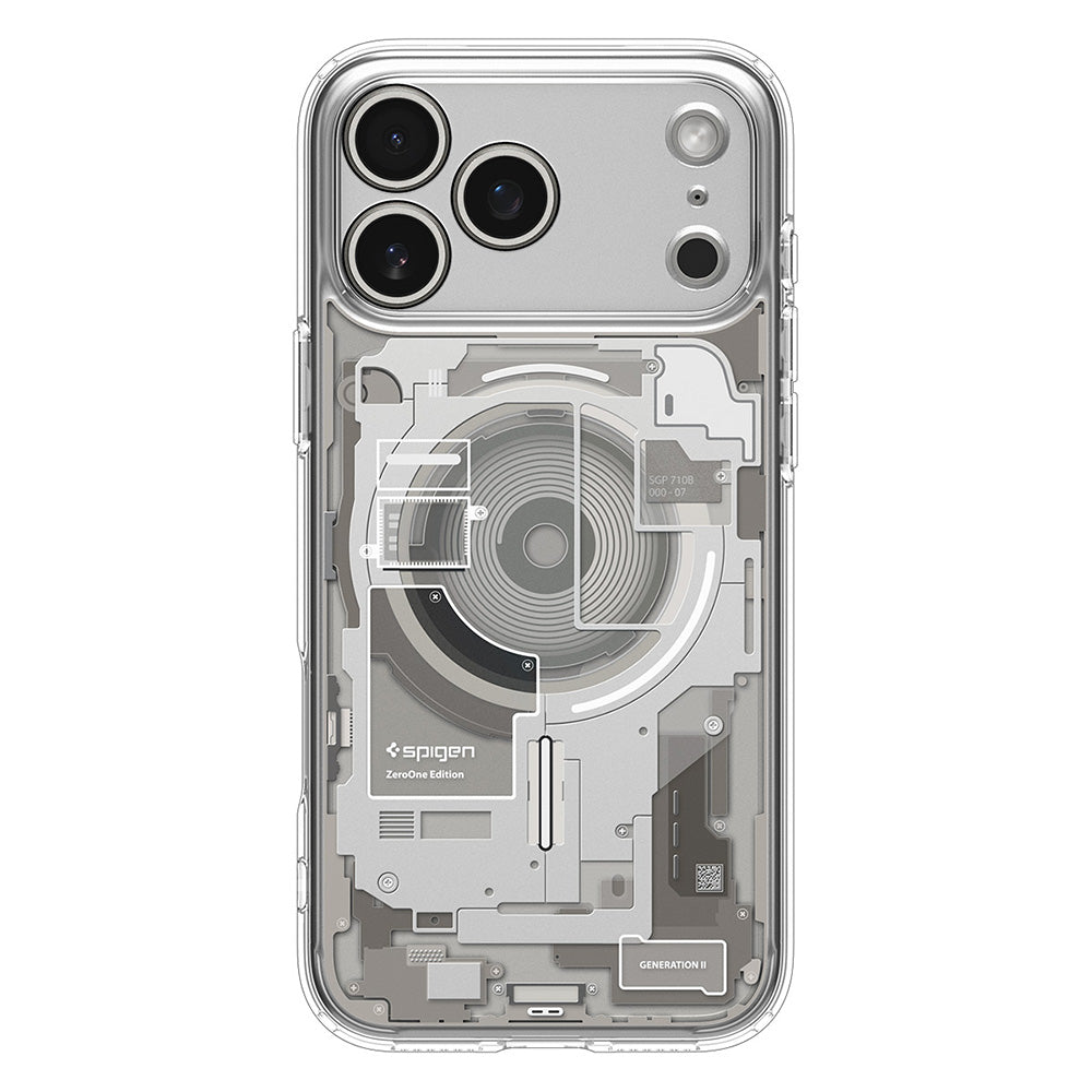 MagSafe-deksel for Apple iPhone 18 Pro Max / 17 Pro Max, Spigen, Ultra Hybrid Neo One, Transparent ACS12129