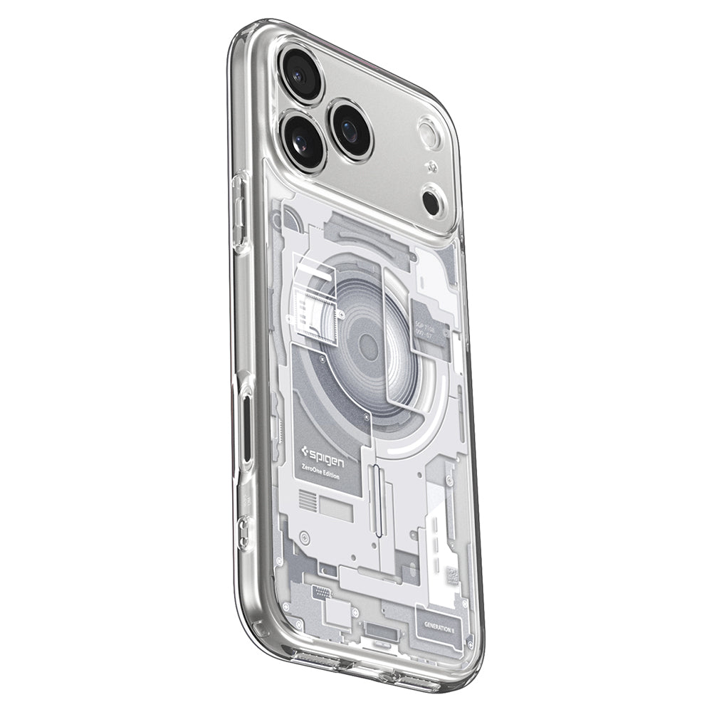 MagSafe-deksel for Apple iPhone 18 Pro Max / 17 Pro Max, Spigen, Ultra Hybrid Zero One, Hvit ACS12126