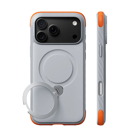 MagSafe-deksel for Apple iPhone 18 Pro Max / 17 Pro Max, Torras, Ostand Q3 Rugged, Hvit