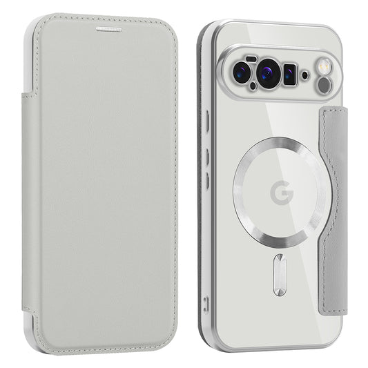 MagSafe-deksel for Google Pixel 10 Pro XL, Techsuit, SmartMag Book, Grå