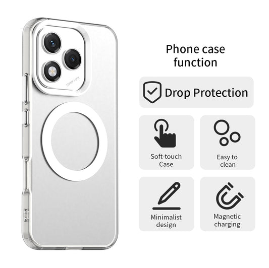 MagSafe-deksel for Honor 400 Lite, Techsuit, CandyCase, hvit