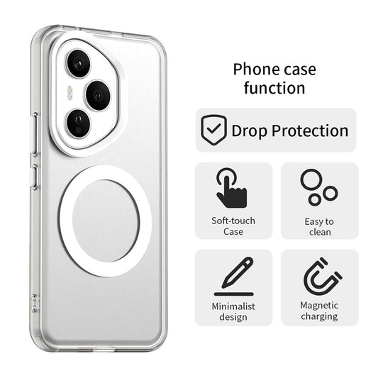 MagSafe-deksel for Honor 400 Pro, Techsuit, CandyCase, hvit
