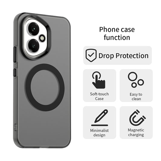 MagSafe-deksel for Honor 400, Techsuit, CandyCase, Svart