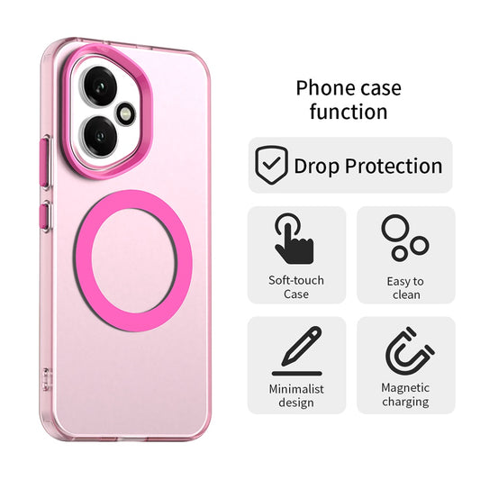 MagSafe-deksel for Honor 400, Techsuit, CandyCase, Rosa