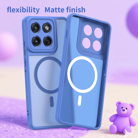 MagSafe-deksel for Motorola Edge 70, Techsuit, HaloFrost II, Blå